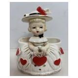 Vintage Valentine Planter