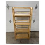 Folding 4-Shelf Unit 23"x12"x48"