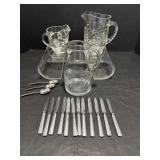 Derby Silver Co #12 Mini Knives, Small Spoons...