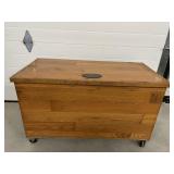 Wheeled Storage Chest 35"x17"x20"