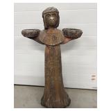 Vintage Concrete Statue 39"H
