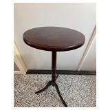 30"H 3 Legged Table & Doily