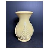 10.5"H Yellow Vase