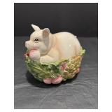 Fitz & Floyd French Market Pig Trinket Dish