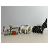 Vintage Donkey & Mule Planters made in Japan &Misc