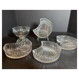 Vintage Mikasa Relish Bowls & Misc