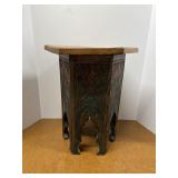 Small Wood Side Table 18"