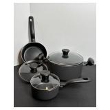 T-Fal Pots & Pan Set bent middle pan