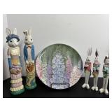 Easter Decor & Plate