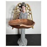 Iron Angel Bird Feeder 17"H