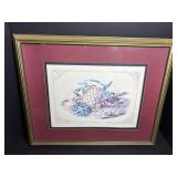 22"x18"H Framed Print Gathering From Orchard