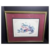 22"x18"H Framed Print Gathering From Orchard