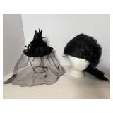 Black Wig & Witches Hat