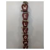 35" Welcome Hanging