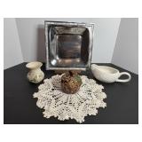 Gravy Boat, Tray & Misc