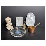 Vintage Ashtray, Trinket Dish, Mini Copper Pot...