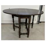 Vintage Drop Leaf Table 48"x29"H