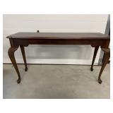 Vintage Queen Anne Sofa Table52"x16"x28"