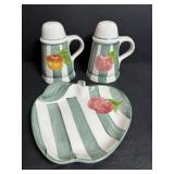 Laurie Gates Salt, Pepper & Plate