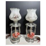 Vintage Lamps missing plastic crystals