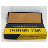 Vintage Norton Fine Sharpening Stone  with Box