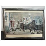 Maurice Utrillo Mortmartre Framed Print 7"x5"