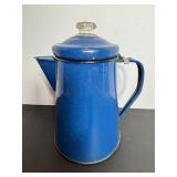 Enamelware Percolator 10"H
