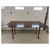 Vintage Queen Anne Drop Leaf Table 71"x40"x30"