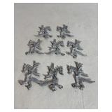 Vintage Lead Dragon Pendant/Charm (8)