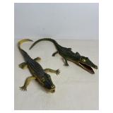 Plastic Alligators 15" long.