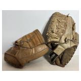 Vtg Baseball kids mitts