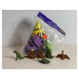 Vintage Dinosaur figurines & Goosebump Party
