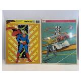 Vtg Hot Wheels & Superman frame tray puzzles