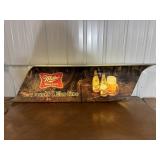 Miller High Life bar light 64"W x 16" D x 8"H