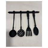 Hand Forged Cast-Iron Kitchen Utensil..