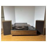 Gerneral Electric stereo/ turntable with 2 misc...