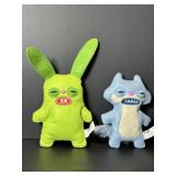 "Fuggler" Sketchy Squirrel & Rabid Rabbit plush