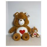 Care Bears "Tender  Heart" large & medium...