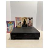 Toshiba VHS with tapes