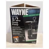 Wayne 1/2 HP Sump Pump-New