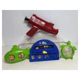 Vtg Newell Atomic Pistol & misc