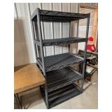 Plastic shelf 36"W x 24"D x 67"H