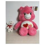 Care Bear " Love Alot" & small Candee Bear
