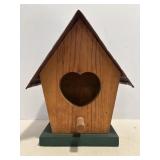 Wooden Birdhouse 7"W X 6"D X 9"H