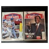 Vtg Chicago Cubs Vineline Magazine