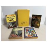 Vtg Superman paperback book & misc books