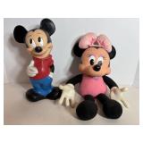 Vintage Minnie Mouse & Mickey Mouse Banks