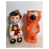 Vintage Cliff & Pinocchio Banks