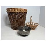 Vintage Baskets11'H
