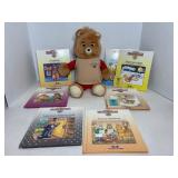 Teddy Ruxpin Talking Doll 1 Cassette & 7 Books